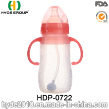 Gros BPA gratuit 180 ml en plastique PP bébé biberon (HDP-0722)